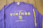 Vintage 2001 Minnesota Vikings NFL Long Sleeve Graphic T-Shirt