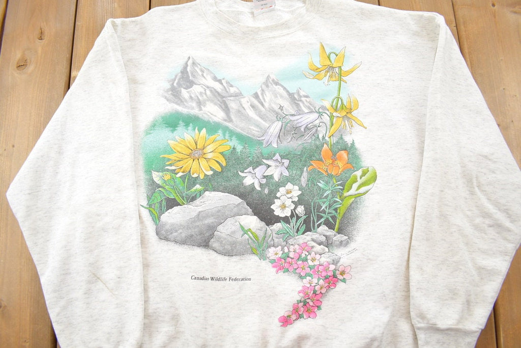 Vintage 1990s Canadian Wildlife Federation Sweatshirt