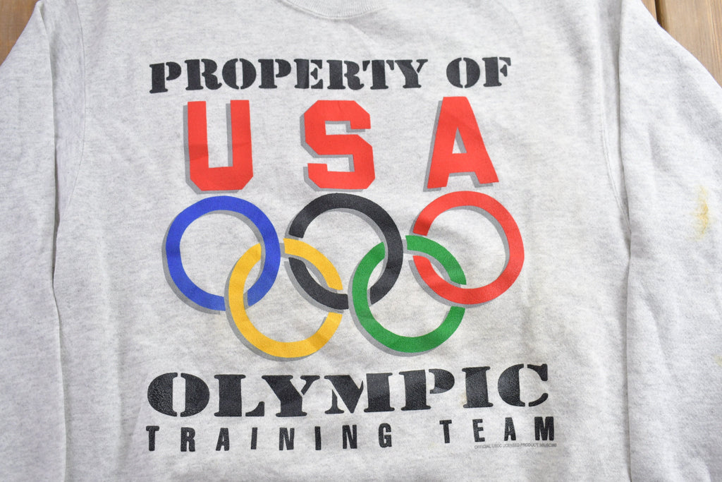 Vintage 1990s USA Olympic Training Team Crewneck Sweatshirt