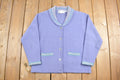 Vintage 1980s Jantzen Cute Knitted Cardigan Sweater