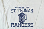 Vintage 1990s St Thomas University Rangers Football Collegiate Crewneck
