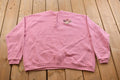 Vintage 1990s Floral Theme Quarter Button Up Sweater