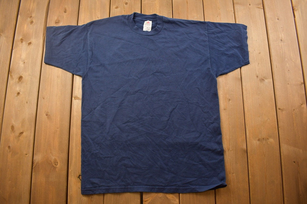 Vintage 1990s Drug Free World Graphic T Shirt