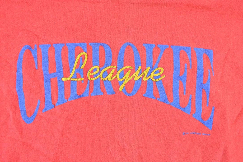 Vintage 1990s Cherokee League Crewneck Sweatshirt Made In USA
