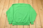 Vintage 1990s Cute Green Christmas Crewneck Sweater