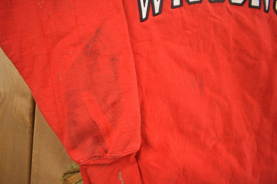 Vintage 1990s University Of Wisconsin Collegiate Crewneck