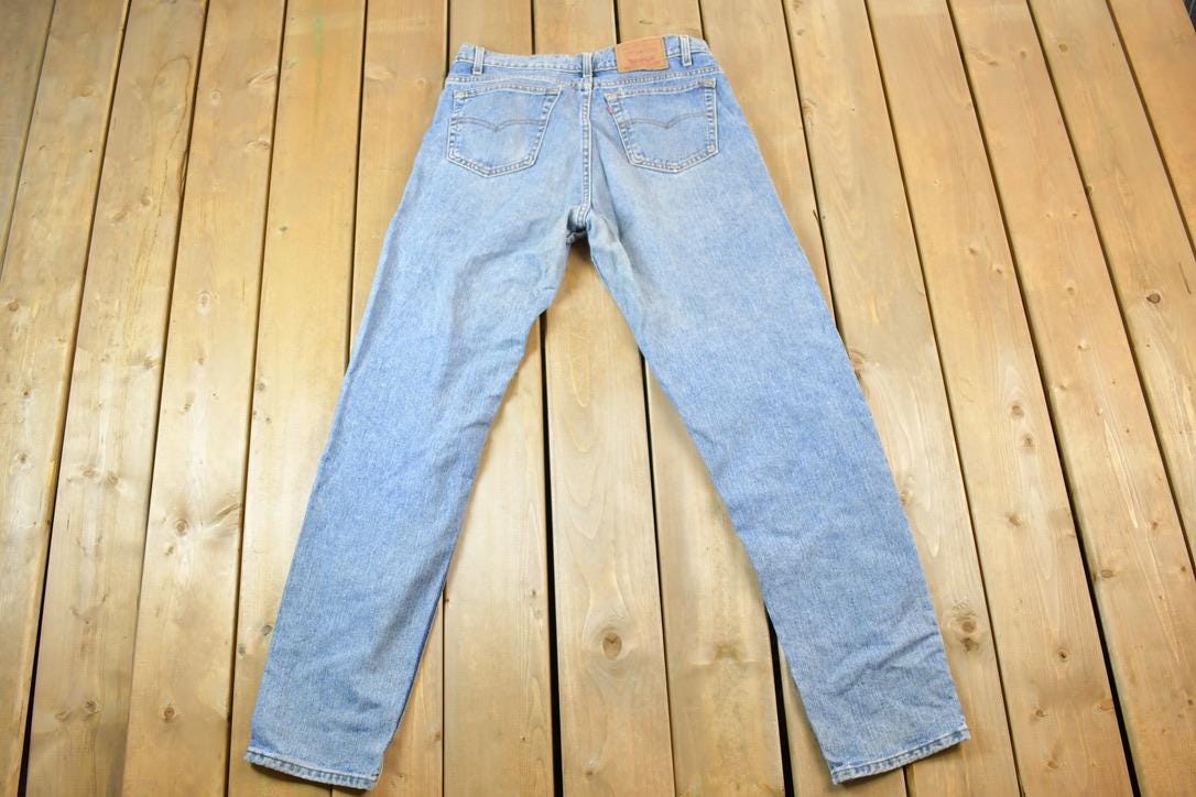 Vintage 1990s Levi Strauss Red Tab Denim Jeans Size 36 x 36 Made In USA