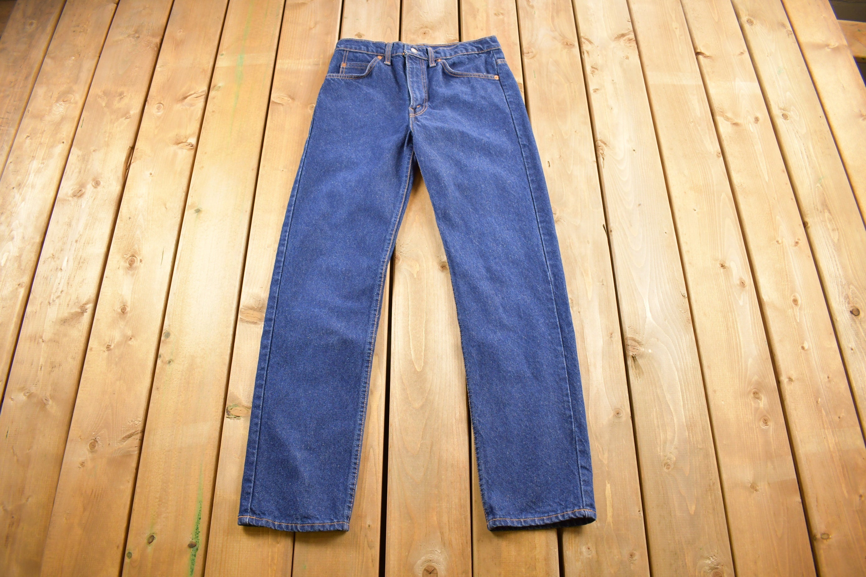 Vintage 1980s Levi's Orange Tab Medium Wash Denim Jeans Size 30 x 31