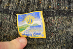 Vintage 1990s Alain Dan Knit Quarter Button Sweater Mens L