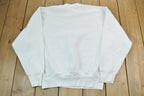 Vintage 1990s blank White Crewneck Sweatshirt