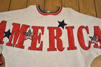 Vintage 1990s America AOP Souvenir Crewneck Sweatshirt Men's L