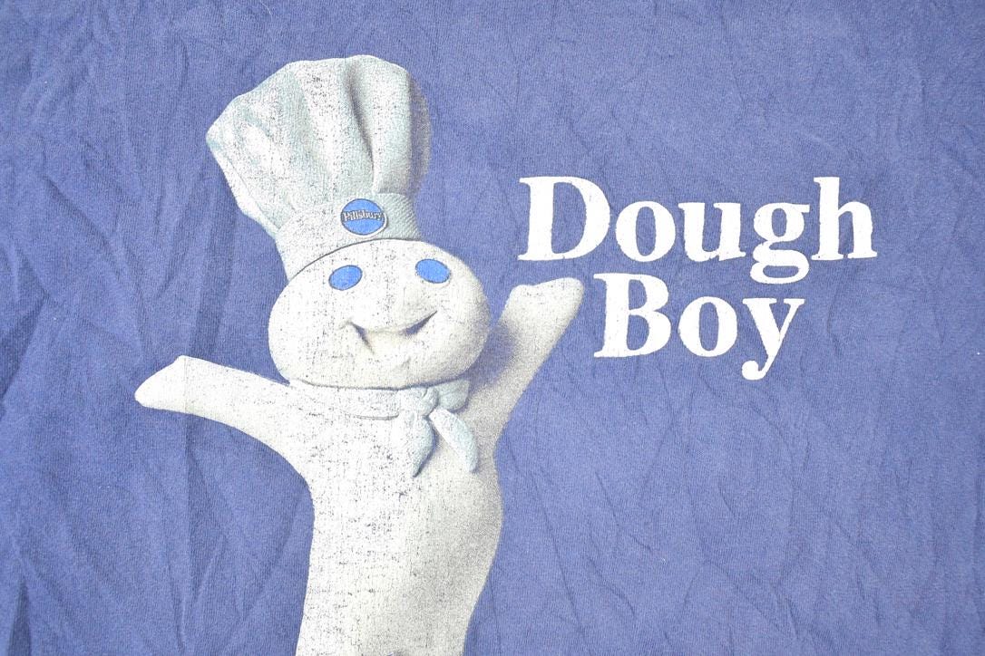 Vintage 1990s Pillsbury Doughboy Souvenir Travel T-Shirt Men's XL