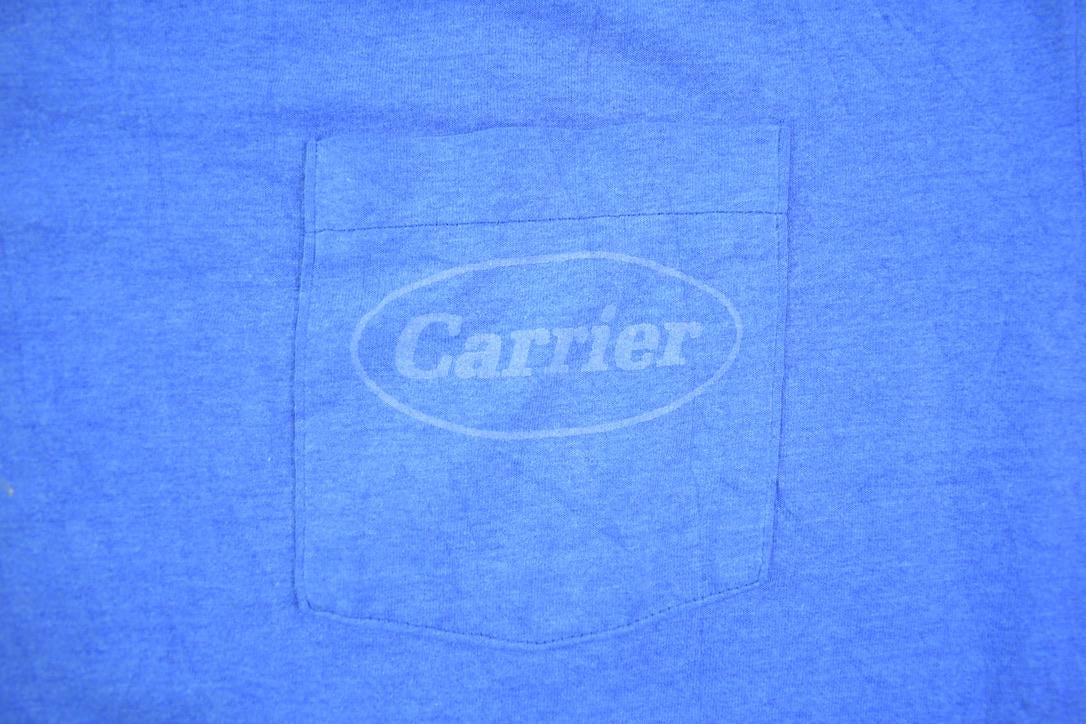 Vintage 1990s Carrier Pocket T Shirt Made In USA