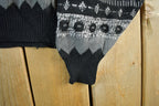 Vintage 1990s Robert Bruce Knit Striped Crewneck Sweater Men's Large