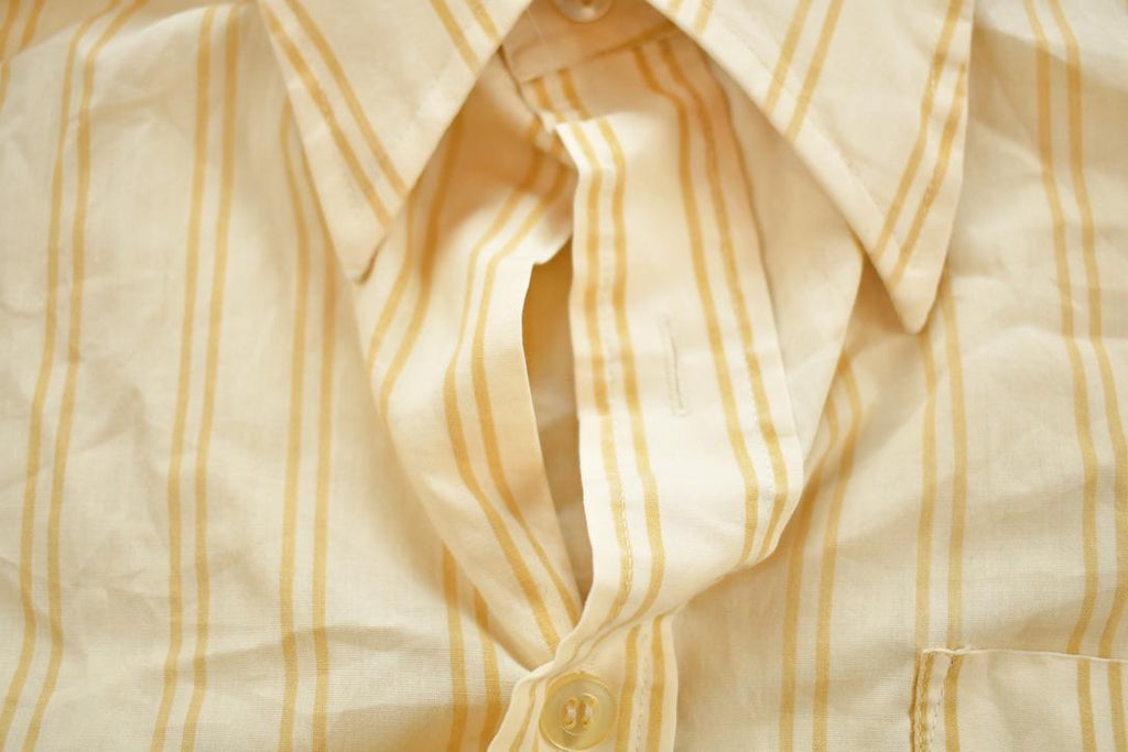 Vintage 1980s Studio One By Campus Striped Formal Casual Button Up Shirt