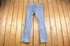 Vintage 1990s Levi's 505 Low Rise Distressed Denim Jeans Size 31 x 32