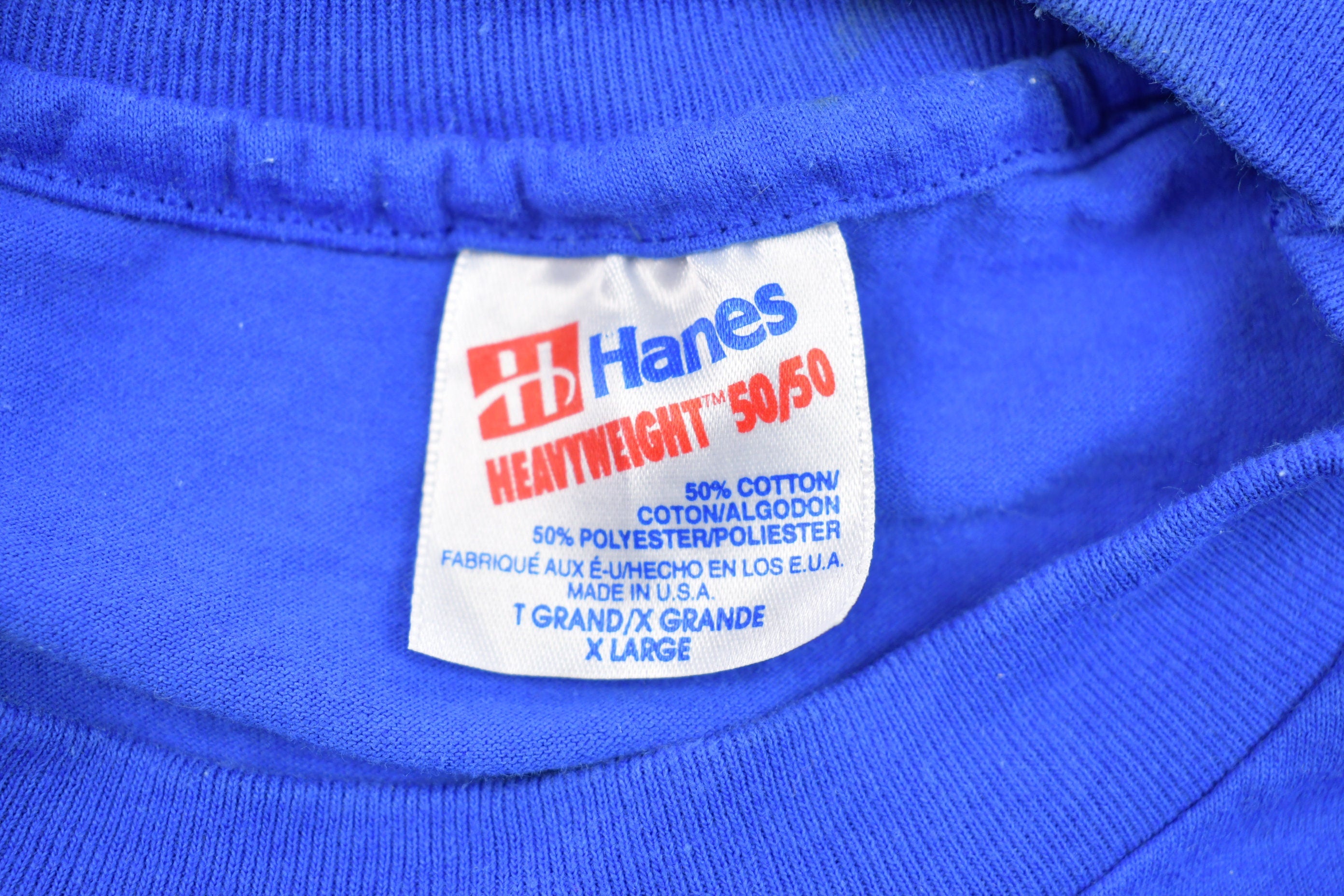 Vintage 1990s Hanes European Travel Graphic T Shirt