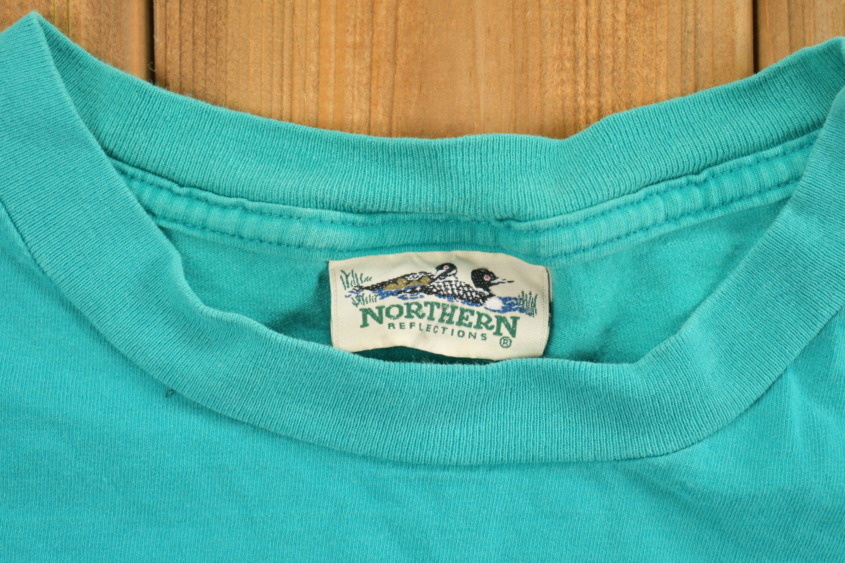 Vintage 1990s Northern Reflections Dockside Cottage T-Shirt