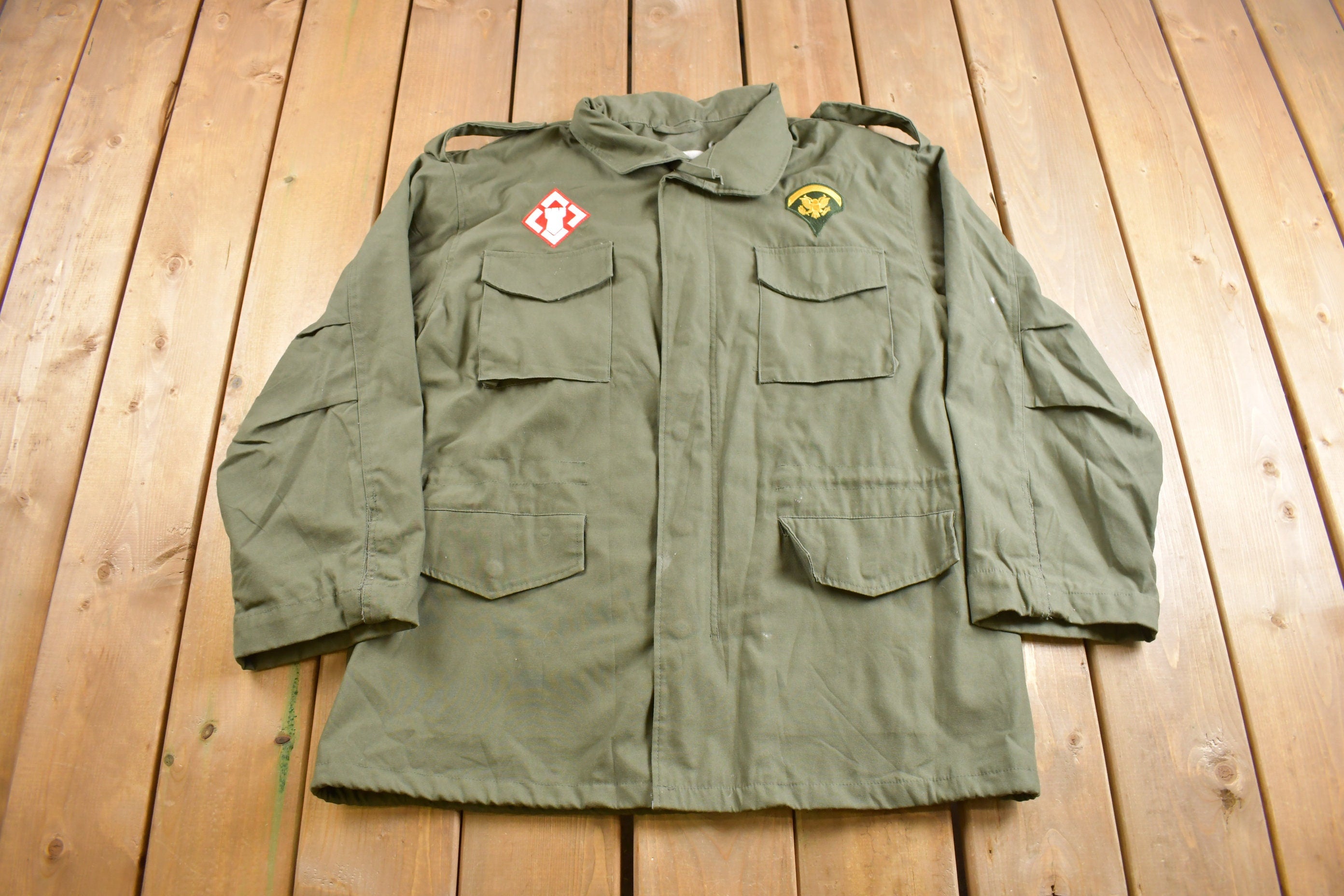 Vintage 1990s M-65 Military Field Coat