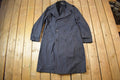 Vintage 1980s Military Full Length Nylon Trench Coat - 44L