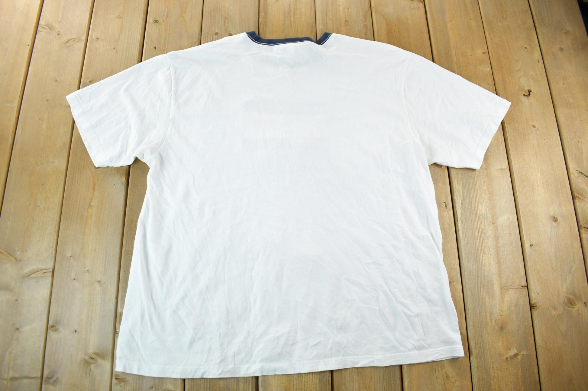 Vintage 1990s Tommy Hilfiger Flag Graphic T-Shirt Men's XL