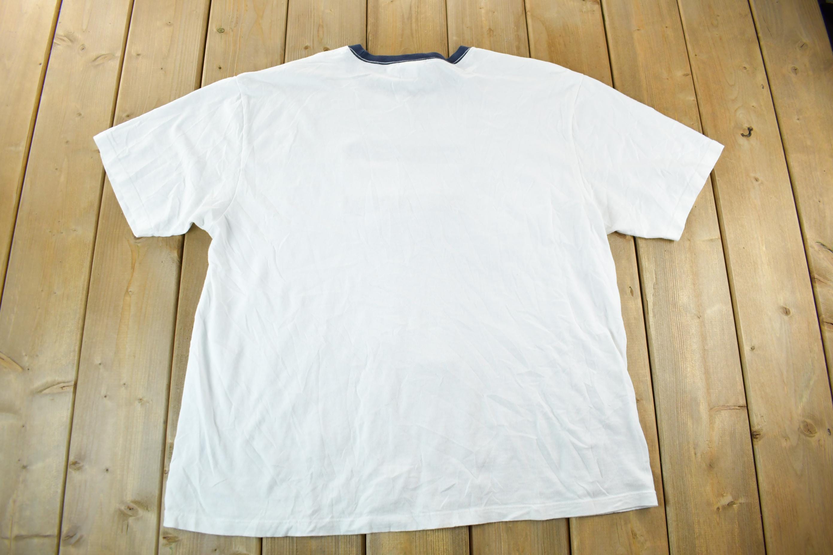 Vintage 1990s Tommy Hilfiger Flag Graphic T-Shirt Men's XL