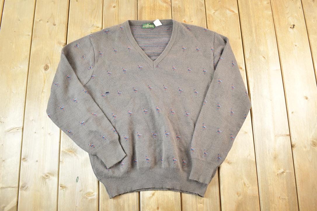Vintage 1990s Boundary Waters Wool Knit Sweater Mens S