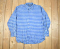 Vintage 1990s Ralph Lauren Embroidered Plaid Flannel Button Up Shirt