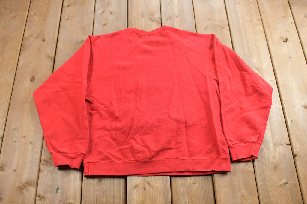 Vintage 1990s University Of Ohio State Collegiate Crewneck  Embroidered  NCAA Sweatshirt  Sportswear  Americana  Ohio Buckeyes