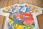 Vintage 2000 Jeff Gordon All Over Print NASCAR Racing T-Shirt