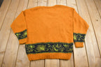 Vintage 1990s Michelle Stuart Studio Mohair Knit Cardigan Sweater