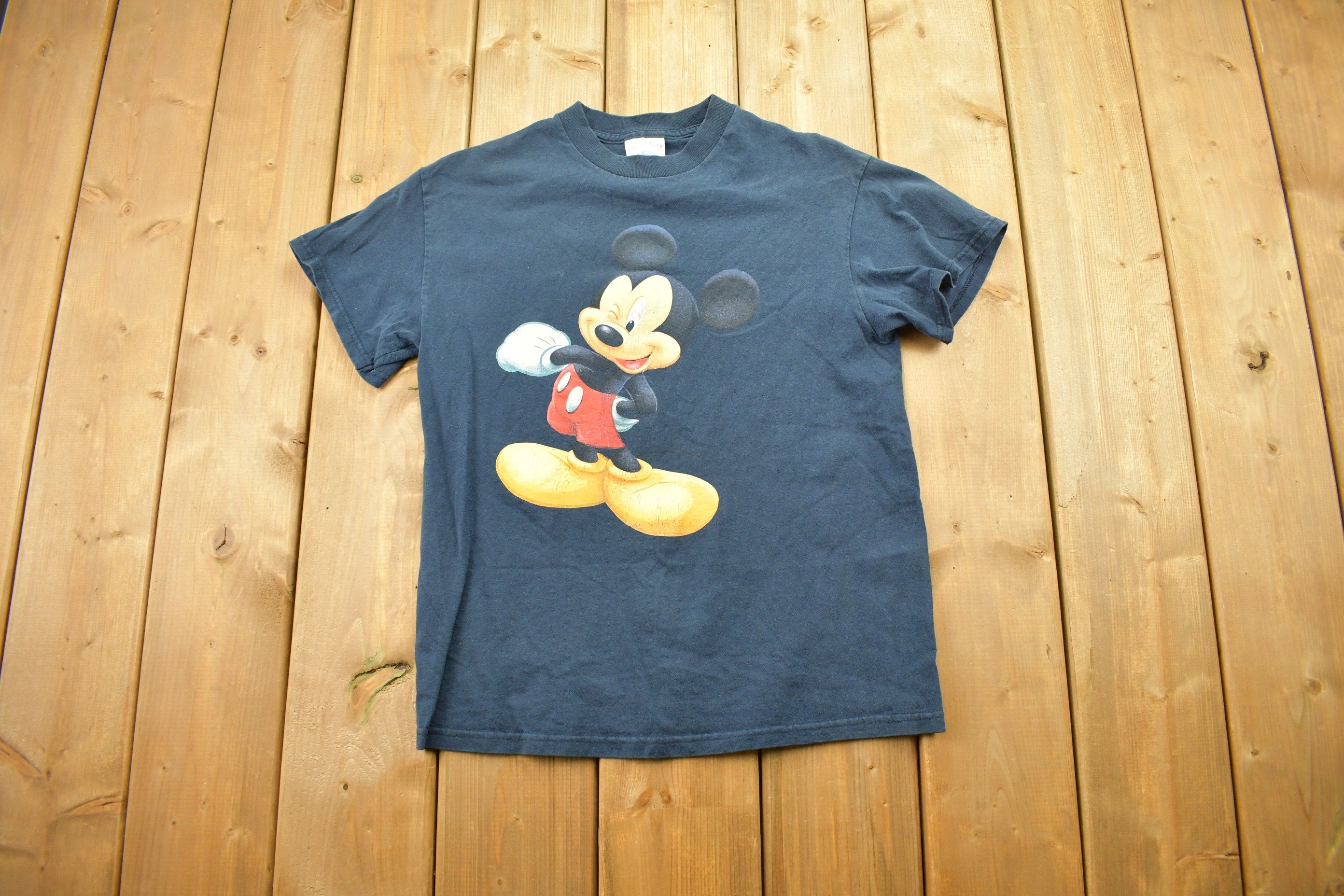 Vintage 1990s Disney Mickey Mouse Graphic T Shirt  Cartoon Graphic  Vintage Disney  80s  90s  Streetwear Fashion