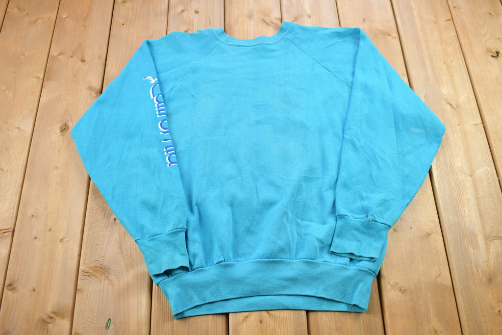 Vintage 1990s California Nautical Theme Crewneck Sweatshirt