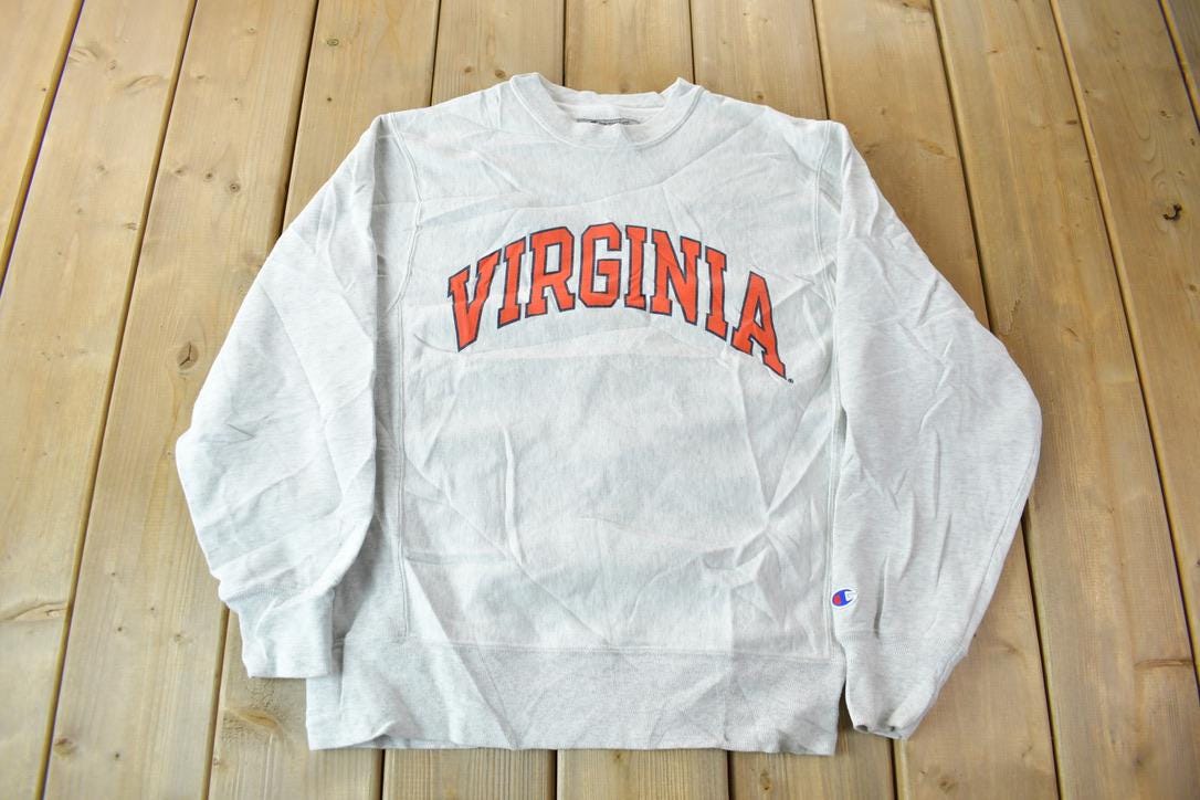 Vintage Y2K Virginia Tech Champion Reverse Weave Sweatshirt / Vintage Champion / Vintage NCAA / Streetwear / Sportswear / Small