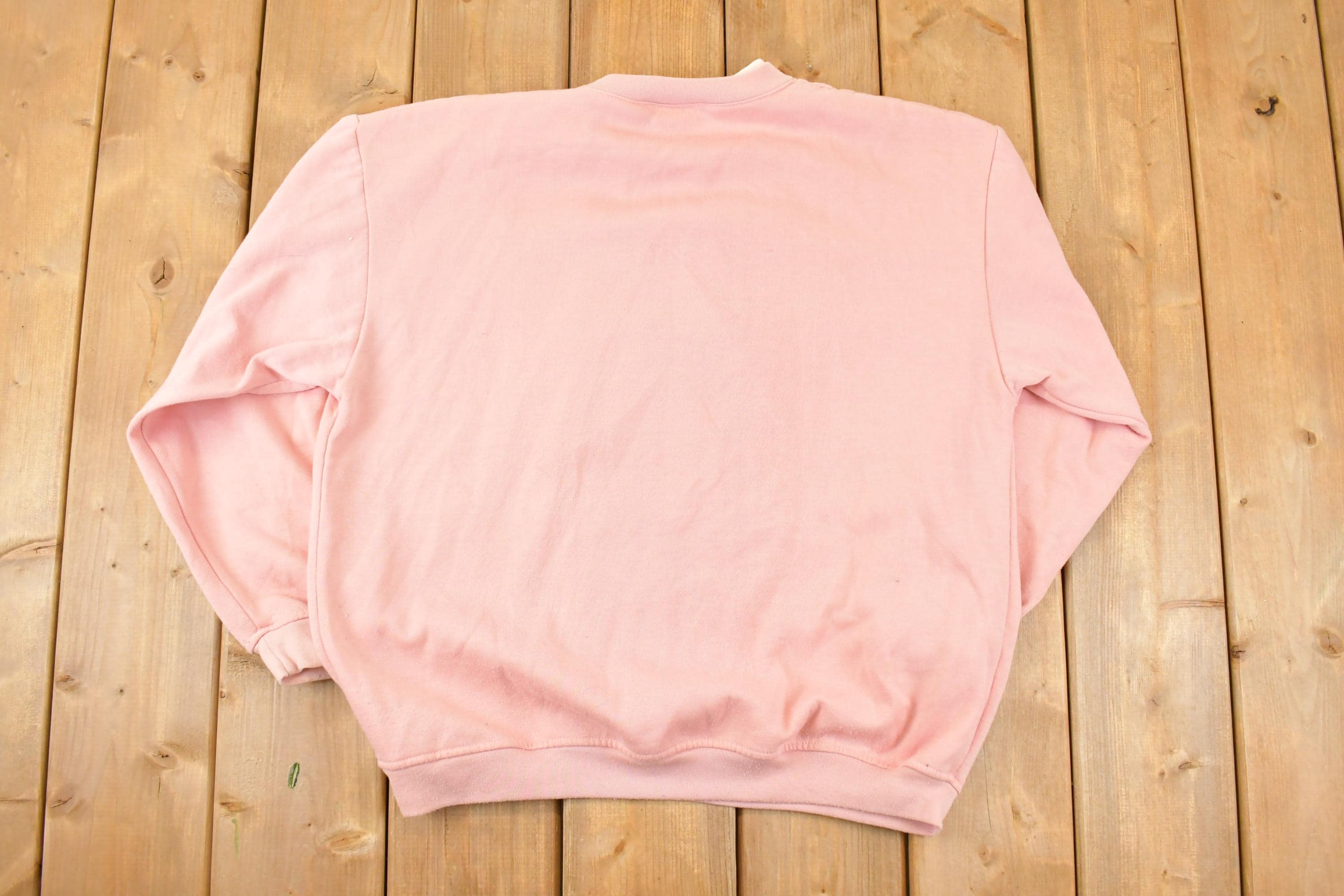 Vintage 1990s Bobbie Brooks Cute Teddy Bear Double Collar Crewneck Sweatshirt Women's XL