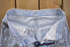 Vintage 1990s Lee Lee Riveted Light Wash Denim Jeans Size 28 x 30