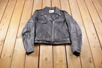 Vintage 1980s Berman's The Leather Experts Leather Jacket Size 14