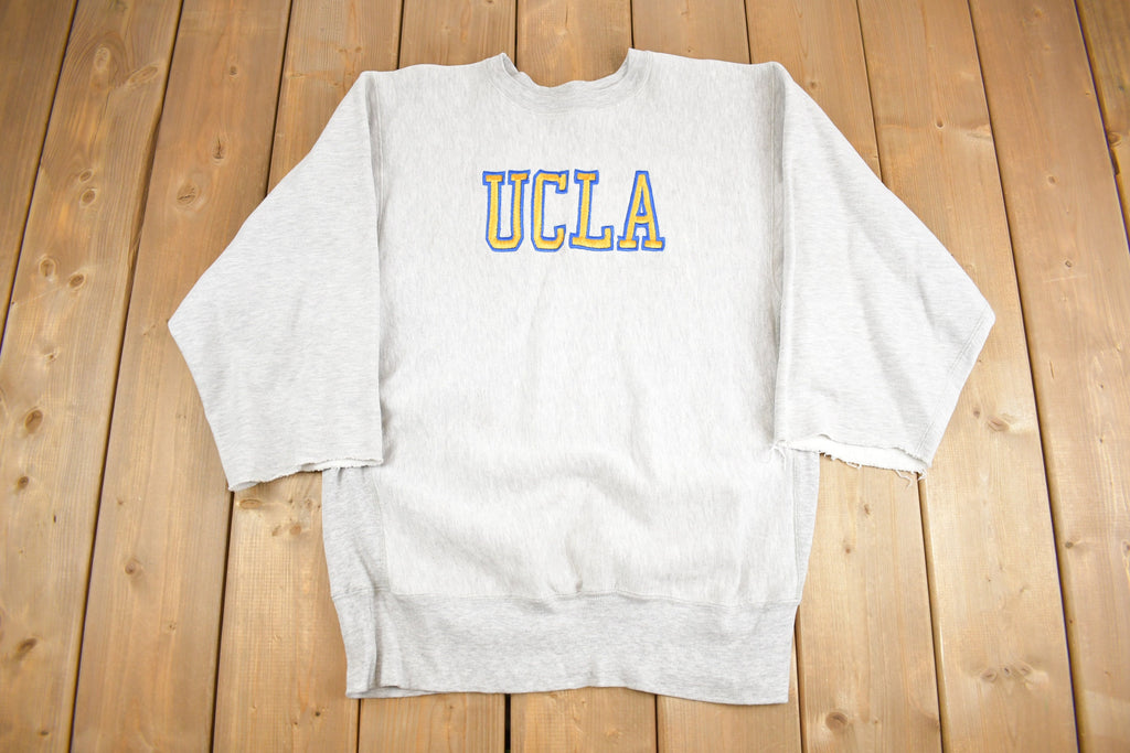 Vintage 1990s Distressed UCLA Champion Reverse Weave Sweatshirt  NCAA  Sportswear  Athleisure  Made in USA
