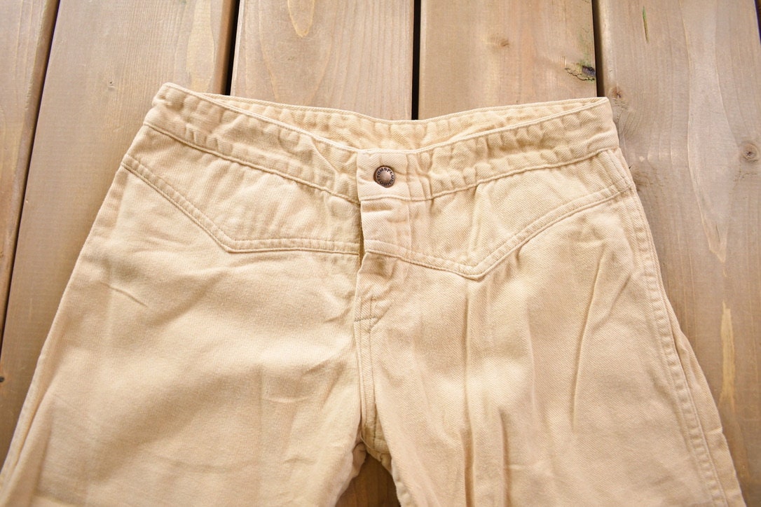 Vintage 1970s Plushbottoms Bell Bottom Jeans Size 27 x 27.5