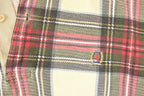 Vintage 1990s Tommy Hilfiger Plaid Quarter Button Shirt Men's L  Preppy Button Up  90's Dress Shirt