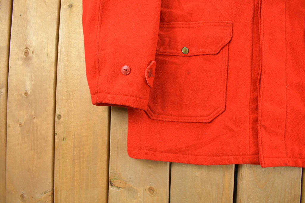 Vintage 1950s Woolrich Wool Hunting Jacket Men's Large