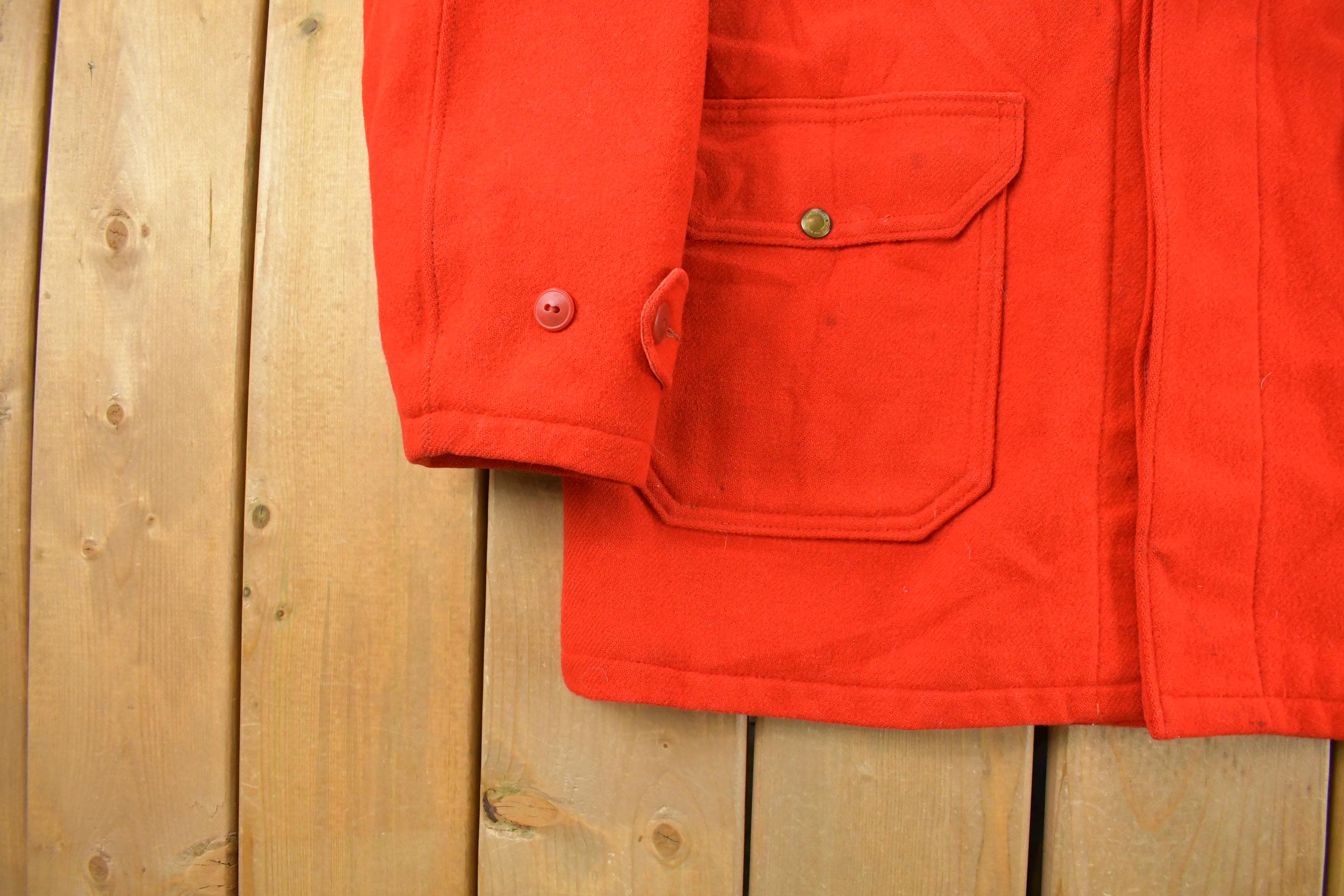 Vintage 1950s Woolrich Wool Hunting Jacket Men's Large
