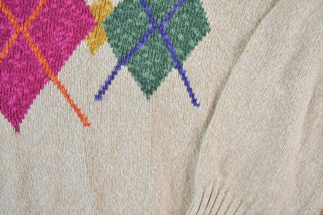Vintage 1990s Elizabeth Liz Claiborne Knit Crewneck Sweater