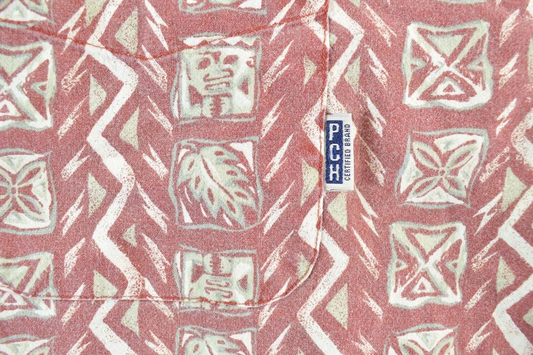 Vintage 1990s Aztec Cotton Button Up Shirt