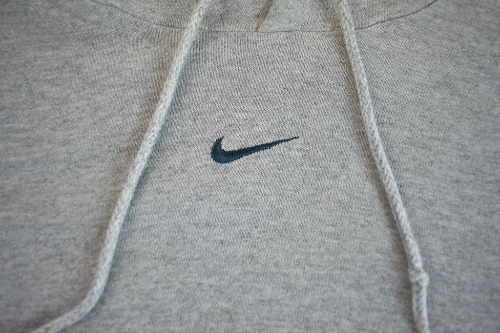 Vintage Y2K Nike Embroidered Mini Middle Swoosh Hoodie