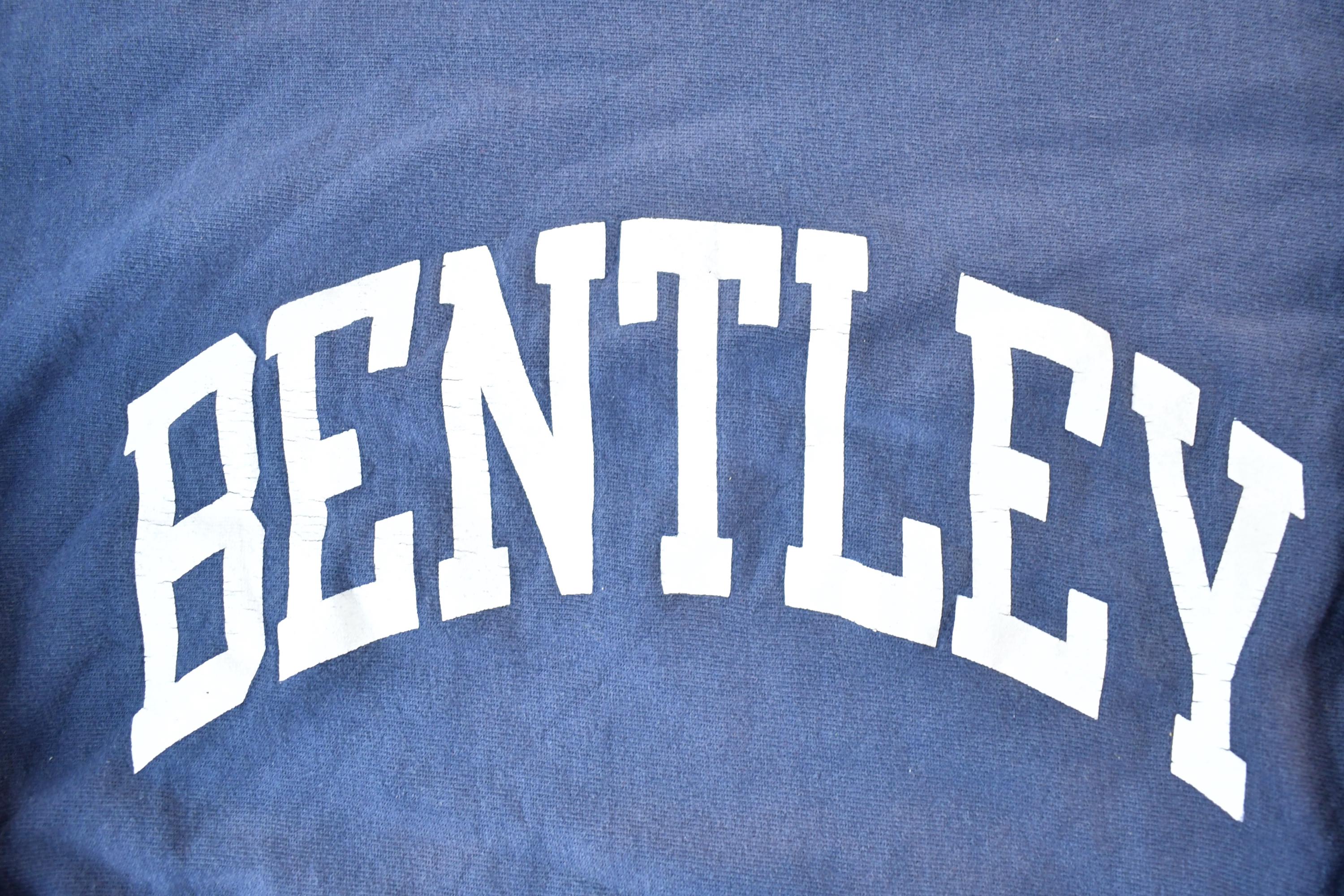 Vintage 1990s Bentley University Champion Reverse Weave Warm Up Sweatshirt /
