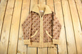 Vintage 1970s Suntai Knit Full Zip Shawl Collar Sweater Women's Small