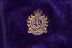 Vintage 1990s Polo Ralph Lauren Velour Zip Up Sweatshirt