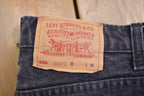 Vintage 1990s Levi's 550 Red Tab Black Jeans Size 28 x 30