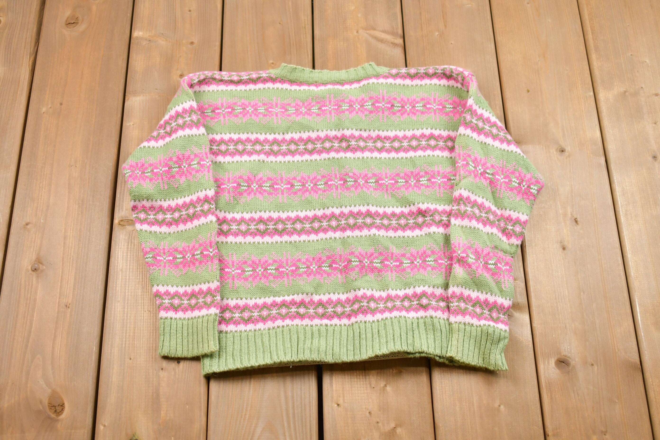 Vintage Cute Women's Knitted Sweater